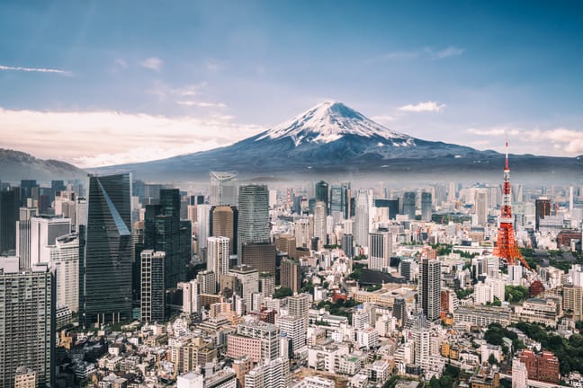 Skyline von Tokio