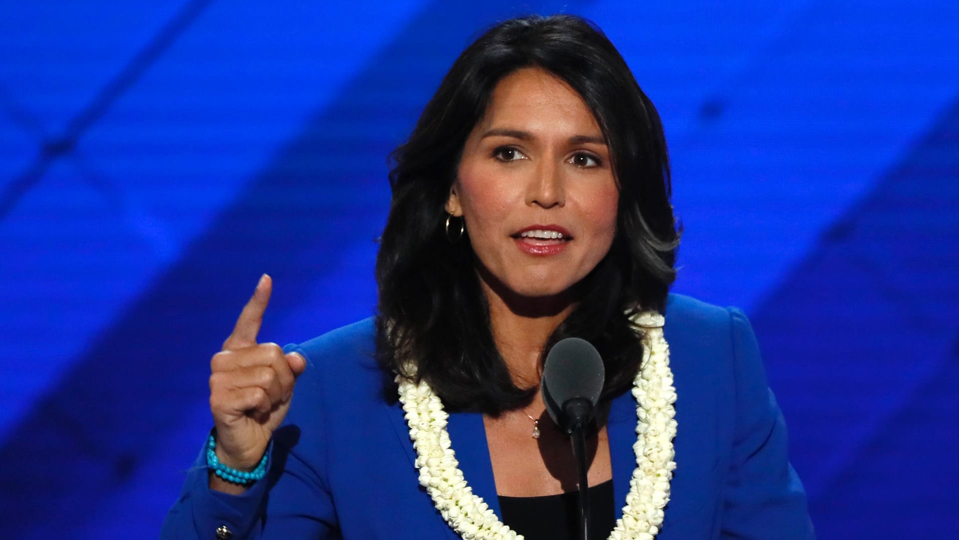 Tulsi Gabbard beim Demokraten-Parteitag in Philadelphia im Juli 2016