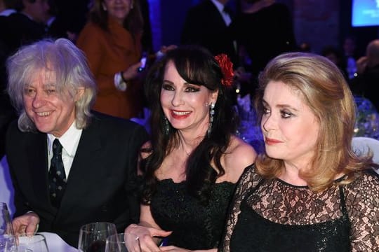 Bob Geldof, Anna Maria Kaufmann und Catherine Deneuve bei der Charity-Gala der Initiative Cinema for Peace.