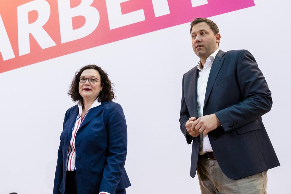 Andrea Nahles und Lars Klingbeil: Das neue SPD-Konzept trägt den Titel "Zukunft in Arbeit"