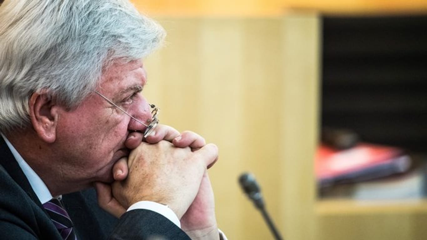 Landeschef Volker Bouffier vergangene Woche bei einer Sitzung im hessischen Landtag.