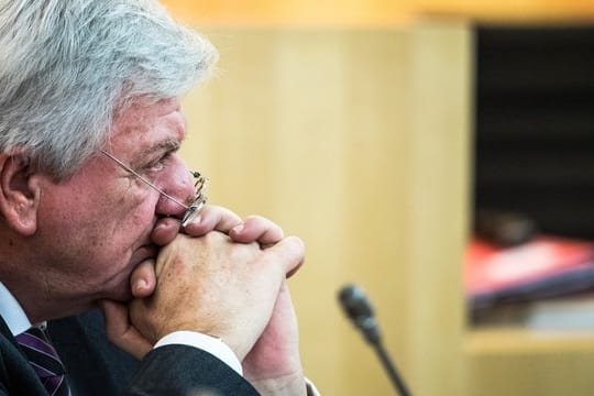 Landeschef Volker Bouffier vergangene Woche bei einer Sitzung im hessischen Landtag.