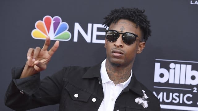 21 Savage bei den Billboard Music Awards in las Vegas 2018.