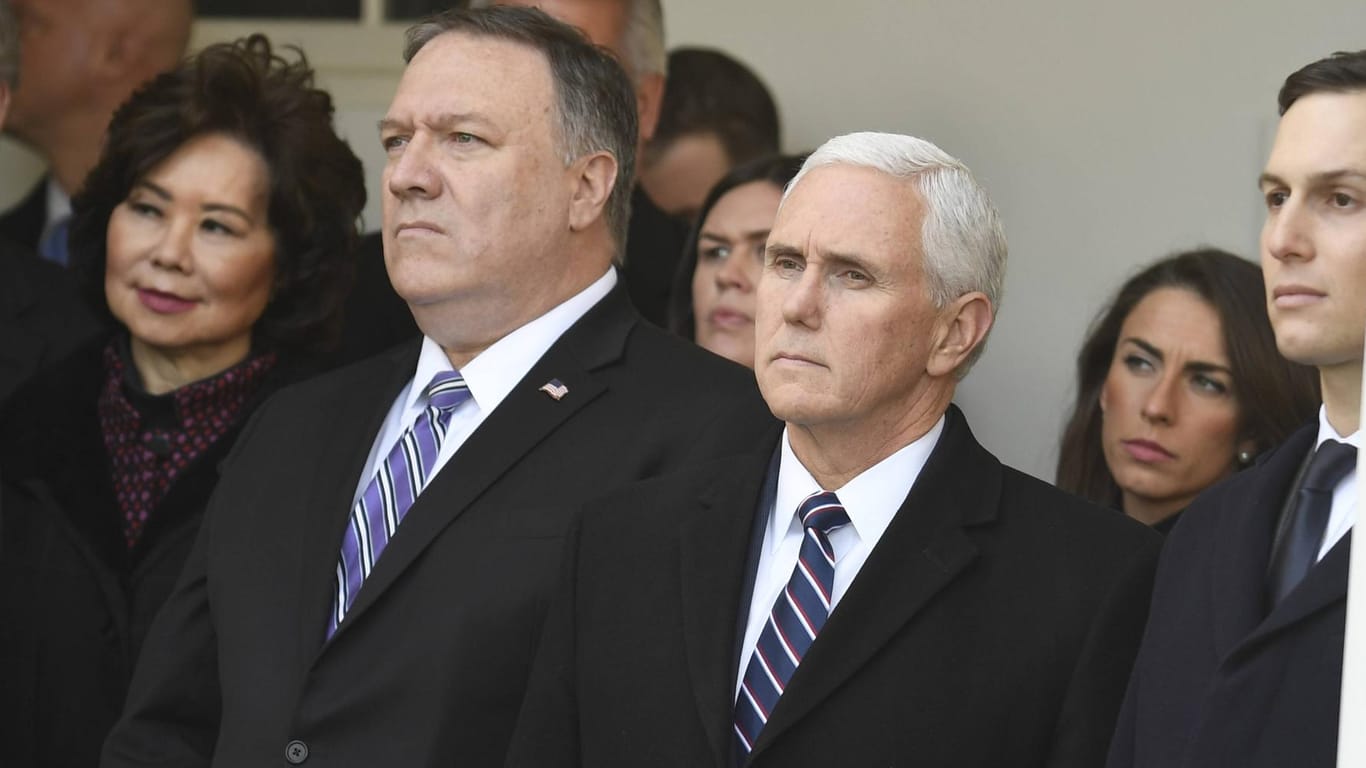Mike Pompeo und Mike Pence: Der amerikanische Außenminister und Präsident Trumps Vize werden sich in Warschau mit den Vertretern anderer Länder über die Lage im Nahen Osten austauschen. Es wird vor allem um die Rolle des Irans gehen.