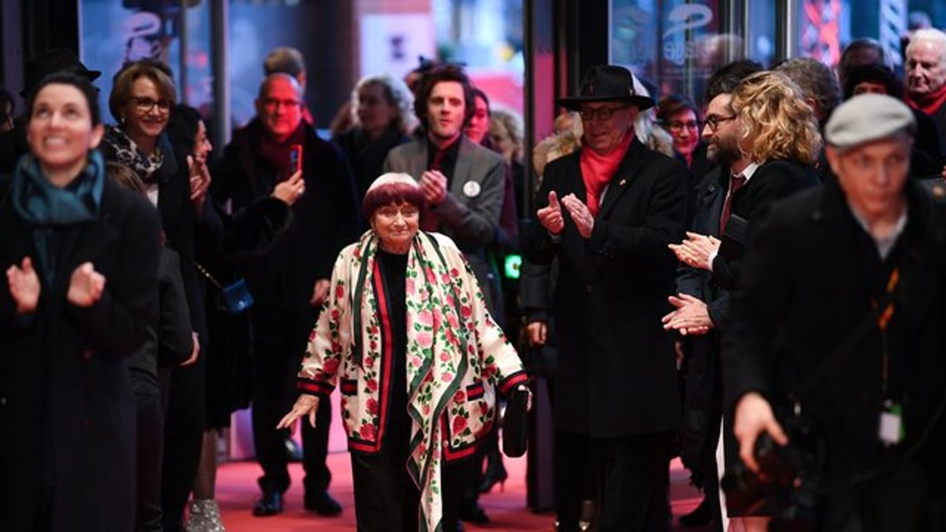 Roter Teppich und viel Applaus für Agnès Varda.