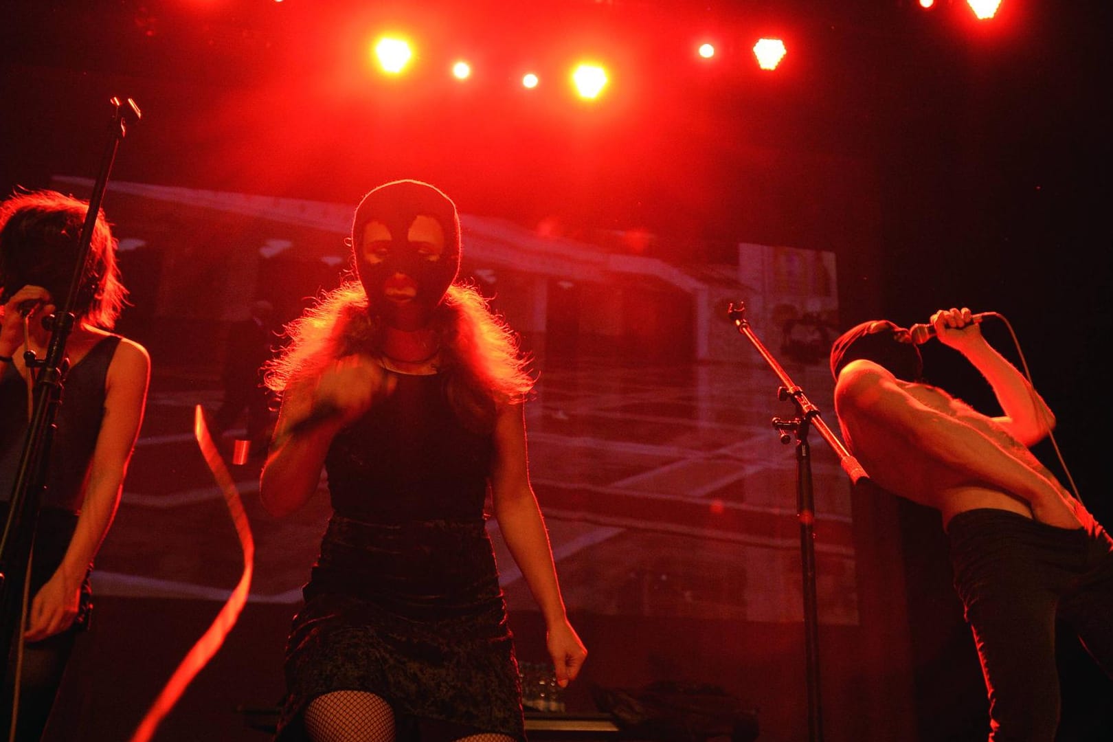 Die Band Pussy Riot: Maria Alechina (Mitte) war im August 2012 in Russland zu zwei Jahren Lagerhaft wegen "Rowdytums".