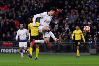 Tottenhams Son erzielte gegen Dortmund das erste Tor der Partie.