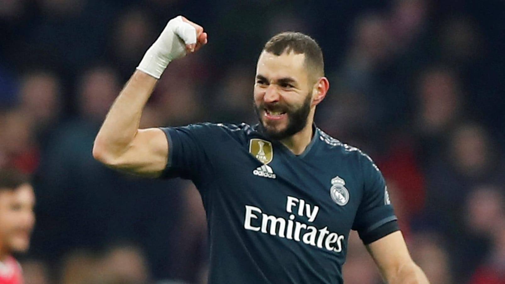 Karima Benzema erzielte den Führungstreffer zum 1:0 für Real.