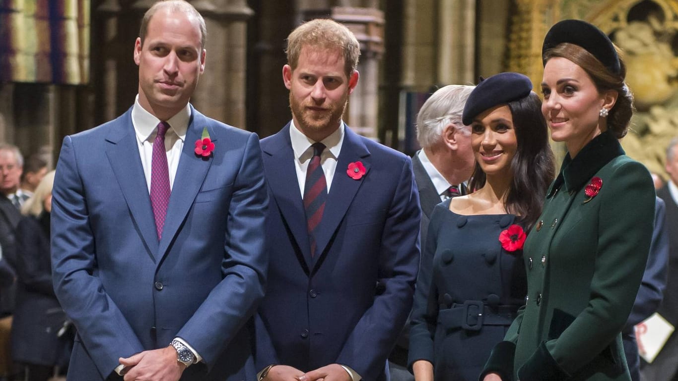 Prinz William, Prinz Harry, Herzogin Meghan und Herzogin Kate: Die Royals verloren über Nacht zahlreiche Fans.