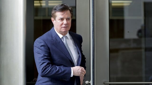 Paul Manafort im Februar vergangenen Jahres nach einem Gerichtstermin in Washington. Paul Manafort im Februar vergangenen Jahres nach einem Gerichtstermin in Washington.