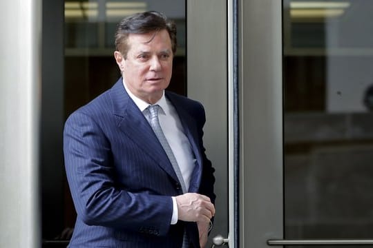 Paul Manafort im Februar vergangenen Jahres nach einem Gerichtstermin in Washington.
