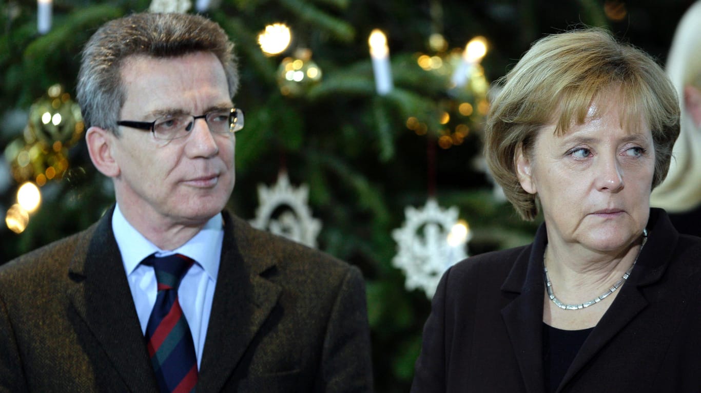 De Maiziere und Angela Merkel: Von 2005 bis 2009 leitete er das Kanzleramt.