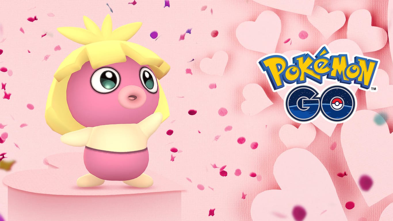 Pokémon Go in der Valentinstagsversion: Eine Woche lang profitieren Spieler von allerlei Extras.
