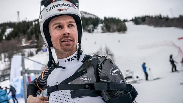 Stefan Luitz will sich beim Riesenslalom auch nicht von einer Schulterverletzung bremsen lassen.