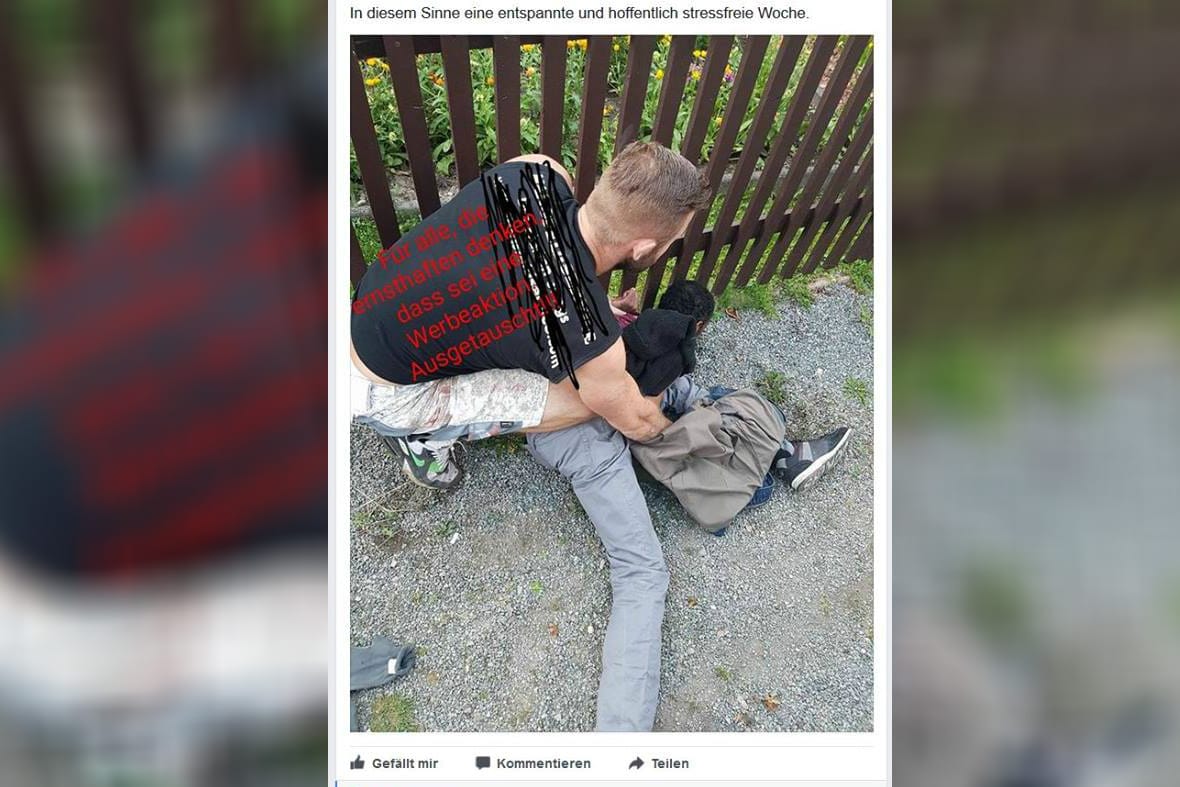 Überwältigt: In einem Kleingartenverein hielt Max L. einen Eritreer bis zum Eintreffen der Polizei fest und bekam den Rat, so einen Fall beim nächsten Mal selbst zu regeln. Kein strafbarer öffentlicher Aufruf zu einer Straftat, so die Staatsanwaltschaft.