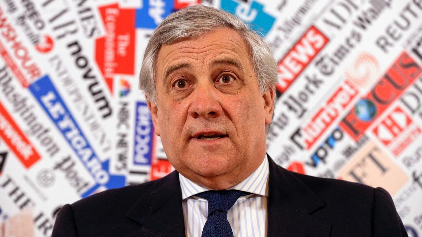 Antonio Tajani: Der EU-Parlamentspräsident hat Empörung ausgelöst.