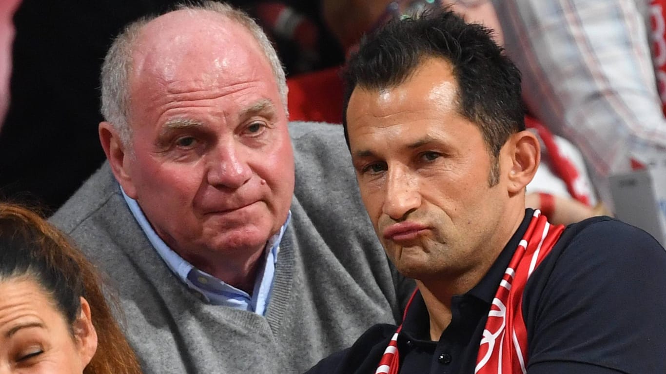 Umstrittenes Führungsduo: Bayern-Präsident Uli Hoeneß und Sportdirektor Hasan Salihamidzic.