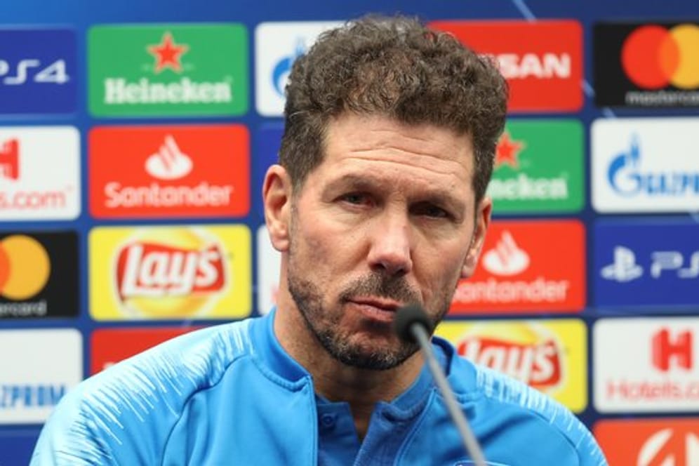 Hat seinen Vertrag vorzeitg verlängert: Atlético-Coach: Diego Simeone.