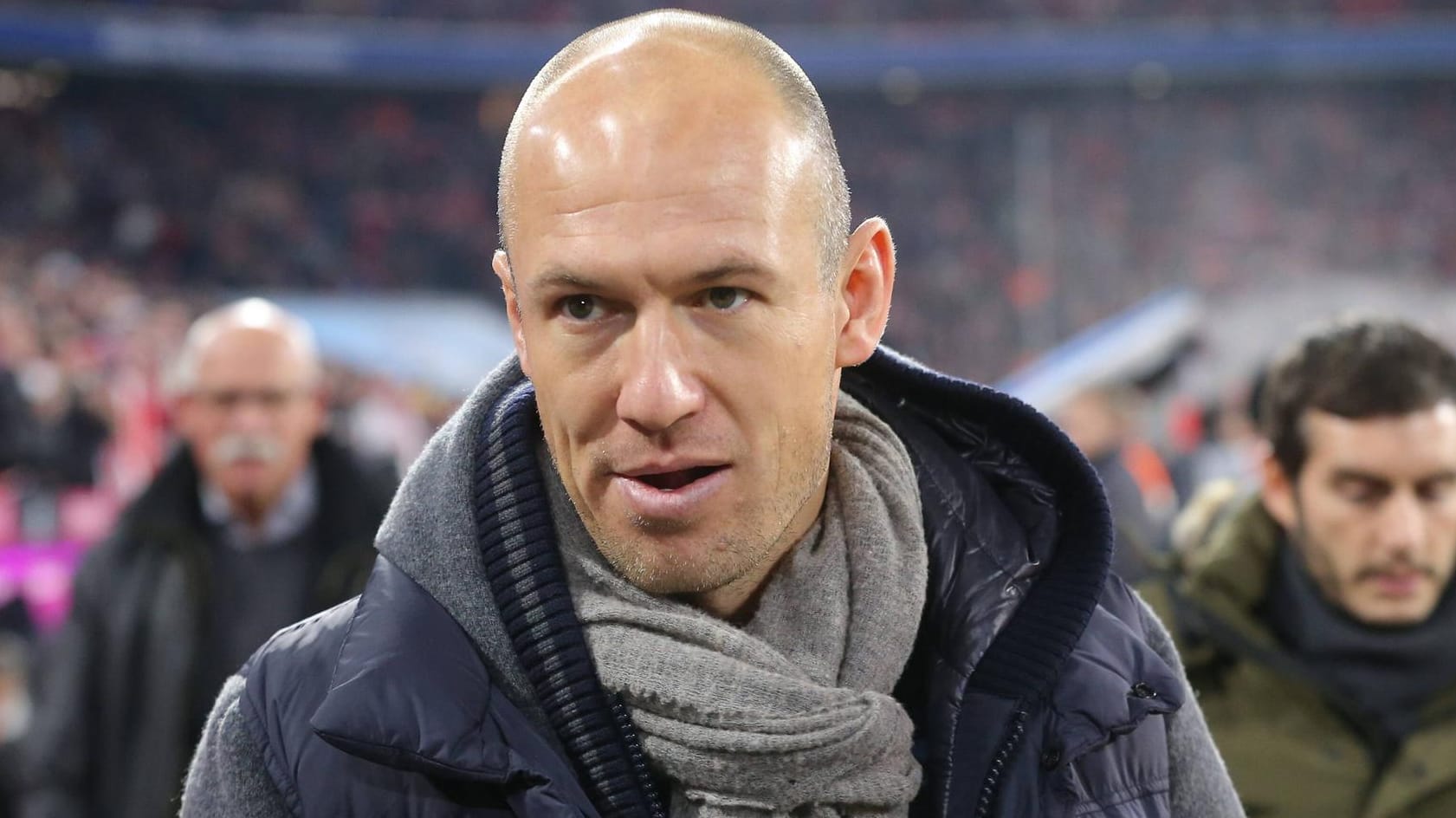 Muss weiter zuschauen: Arjen Robben.