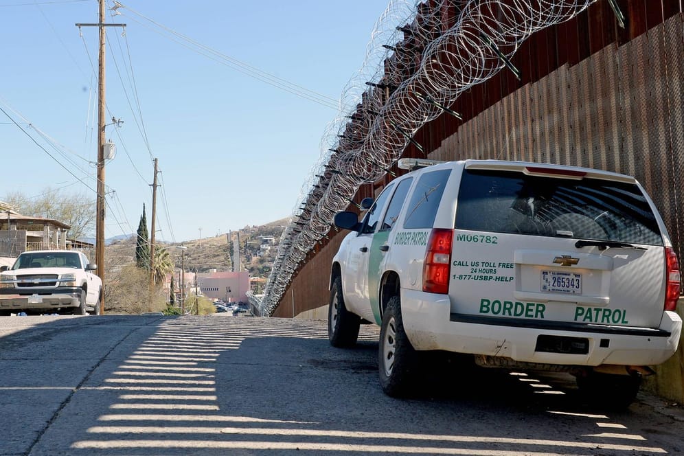 Nogales in Arizona: Aufnahme der Grenze zwischen den USA und Mexiko.