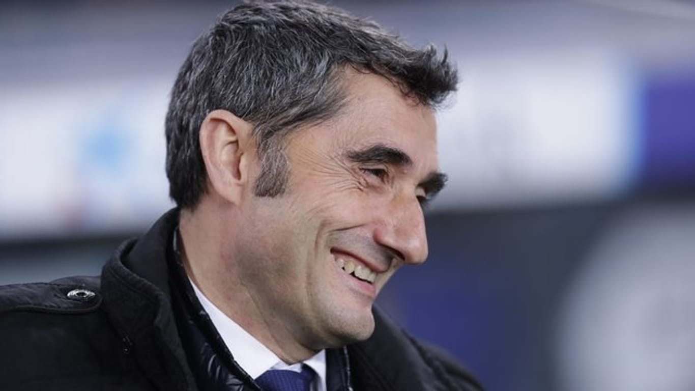 Hat sein Arbeitspapier vorzeitig verlängert: Barça-Coach Ernesto Valverde.