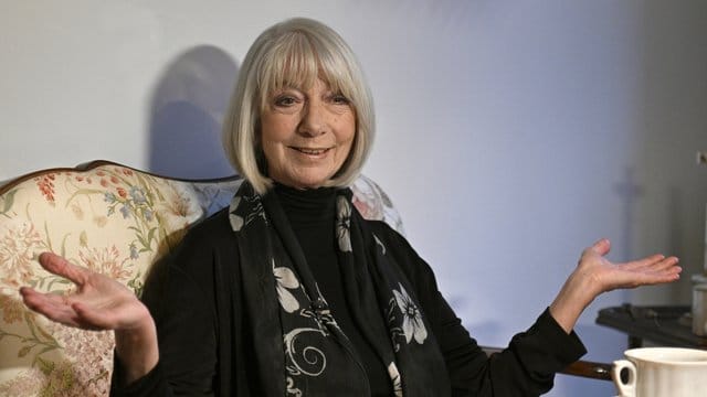 Erika Pluhar im Gespräch.
