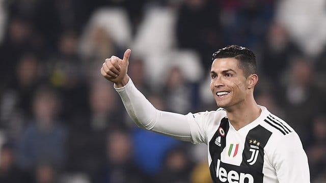 Cristiano Ronaldo erzielte den Treffer zum 3:0 für Juventus Turin.