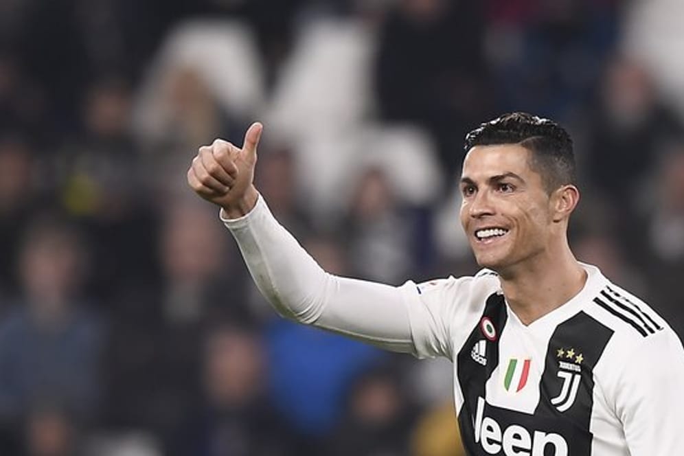 Cristiano Ronaldo erzielte den Treffer zum 3:0 für Juventus Turin.