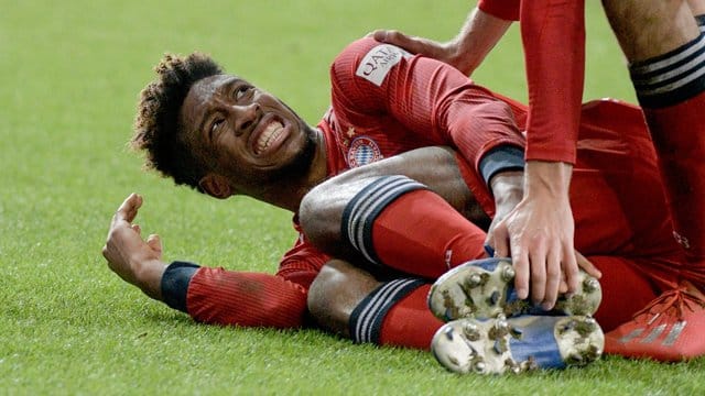 Verletzte sich beim Bayern-Sieg in Augsburg: Kingsley Coman.