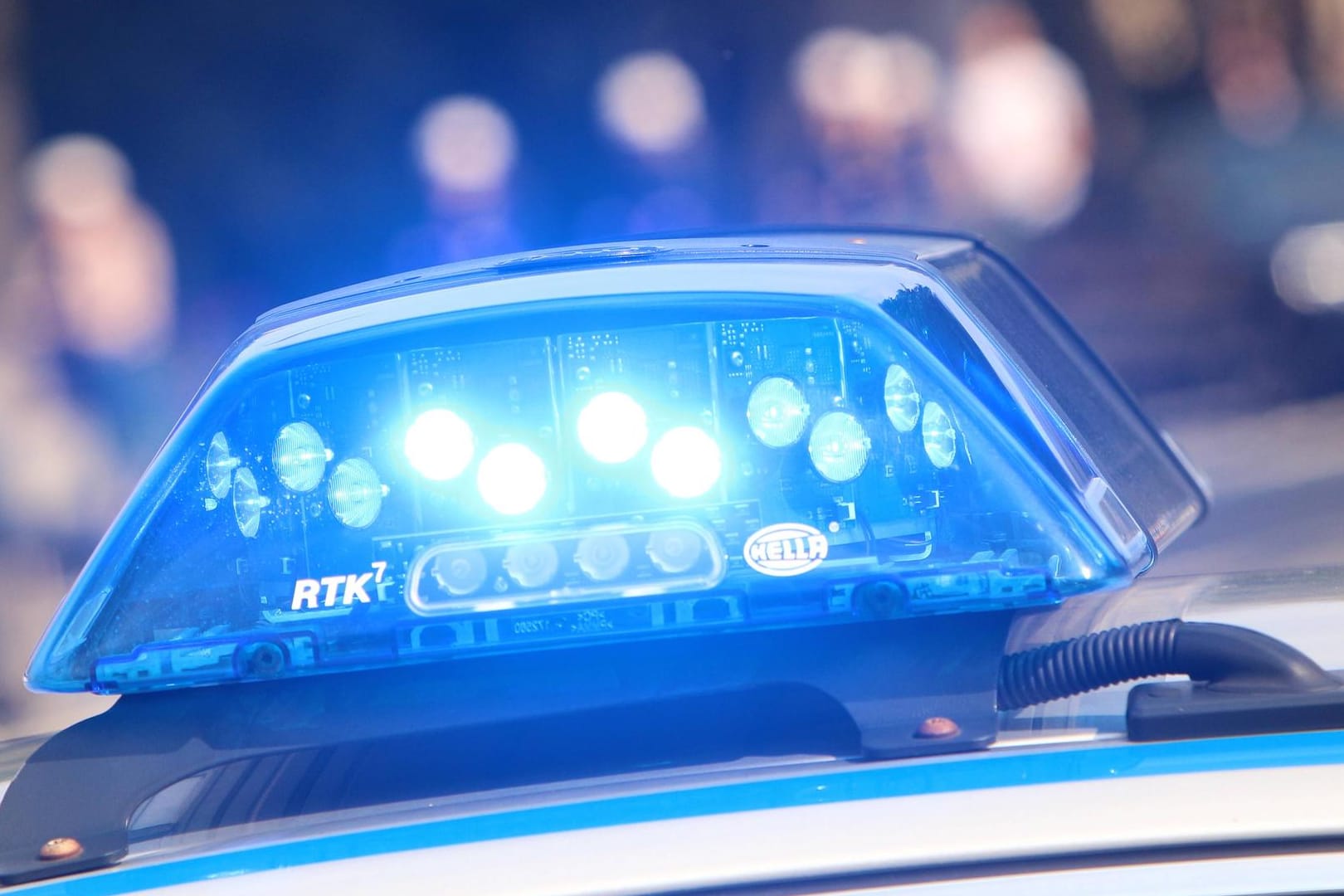 Blaulicht eines Polizeiwagens