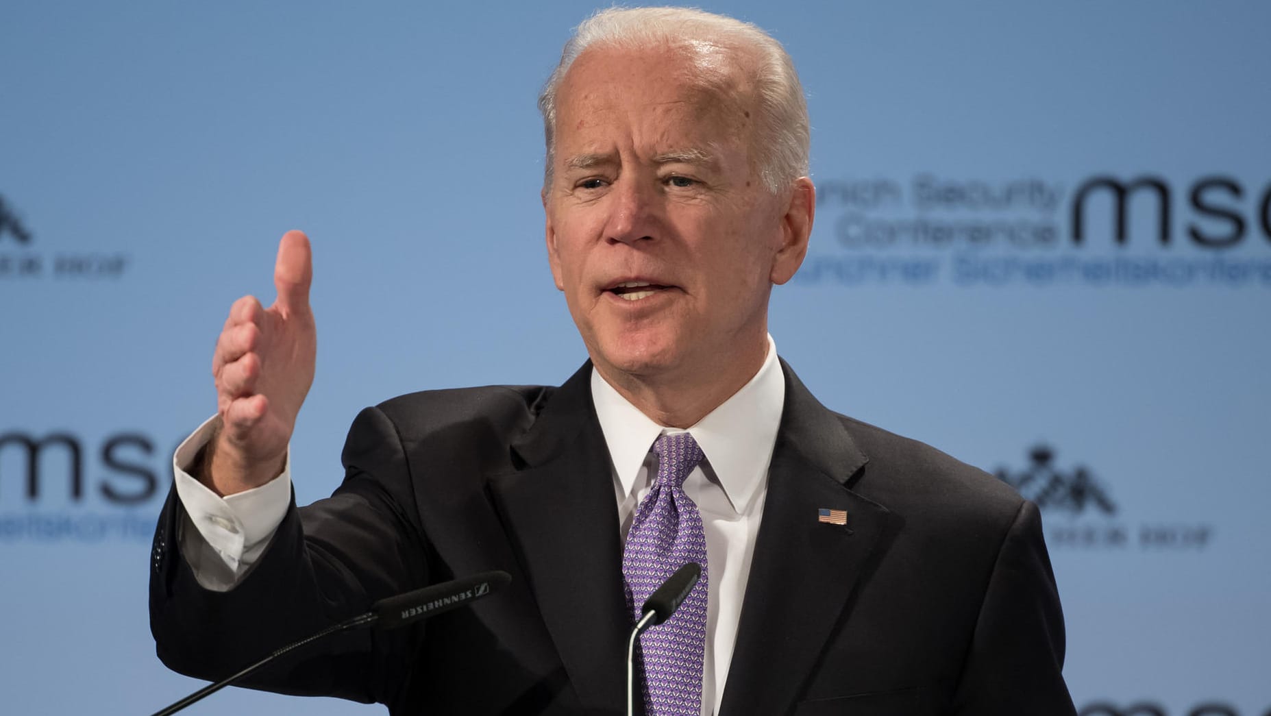 Joe Biden: Der Ex-Vize-Präsident der USA entschuldigt sich für die Politik von Donald Trump. Er selbst gilt als möglicher Präsidentschaftskandidat für die Wahlen 2020.