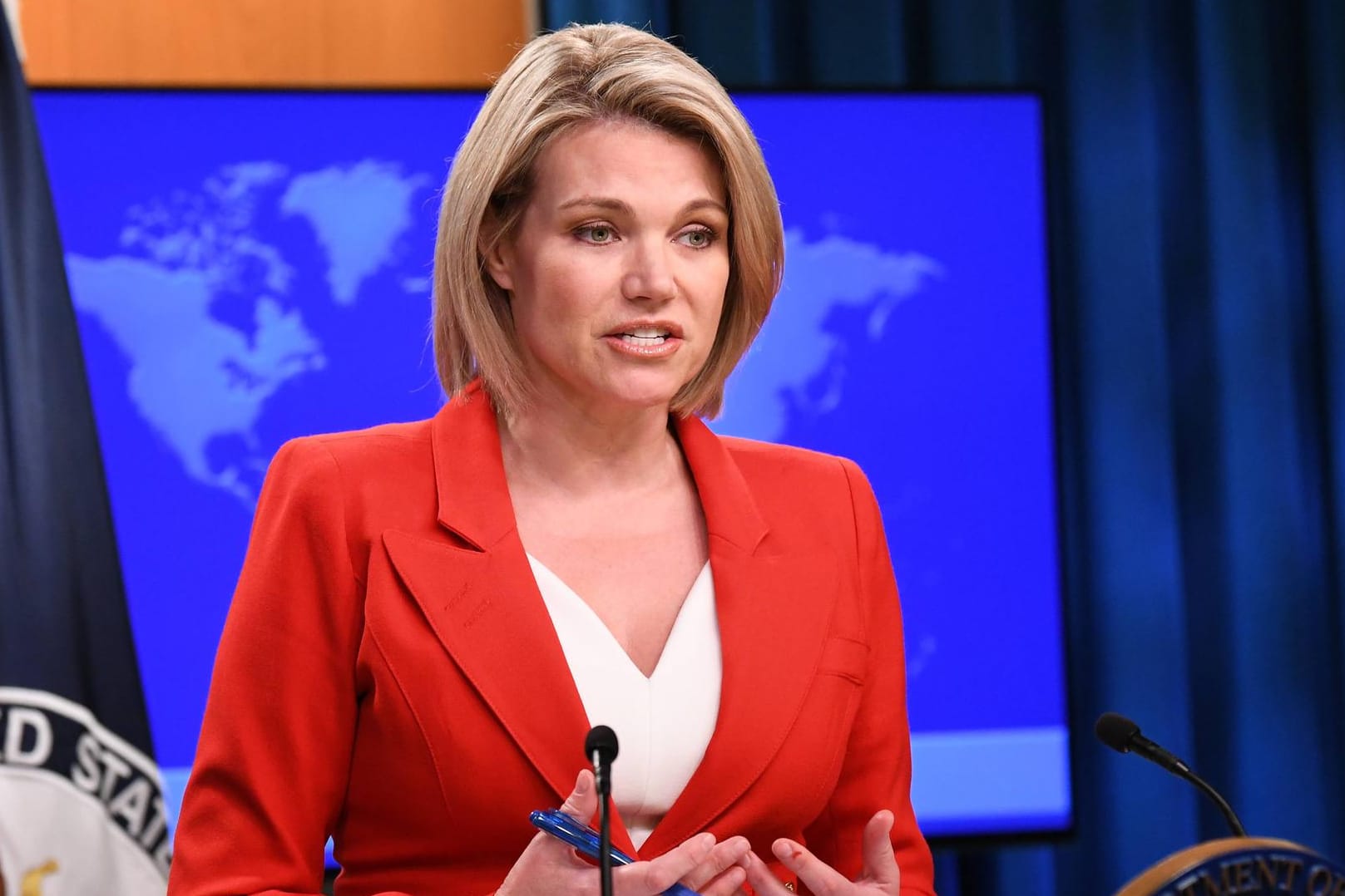 Heather Nauert: Die von US-Präsident Donald Trump als amerikanische UN-Botschafterin vorgesehene Kandidatin erklärte nun ihren Verzicht.