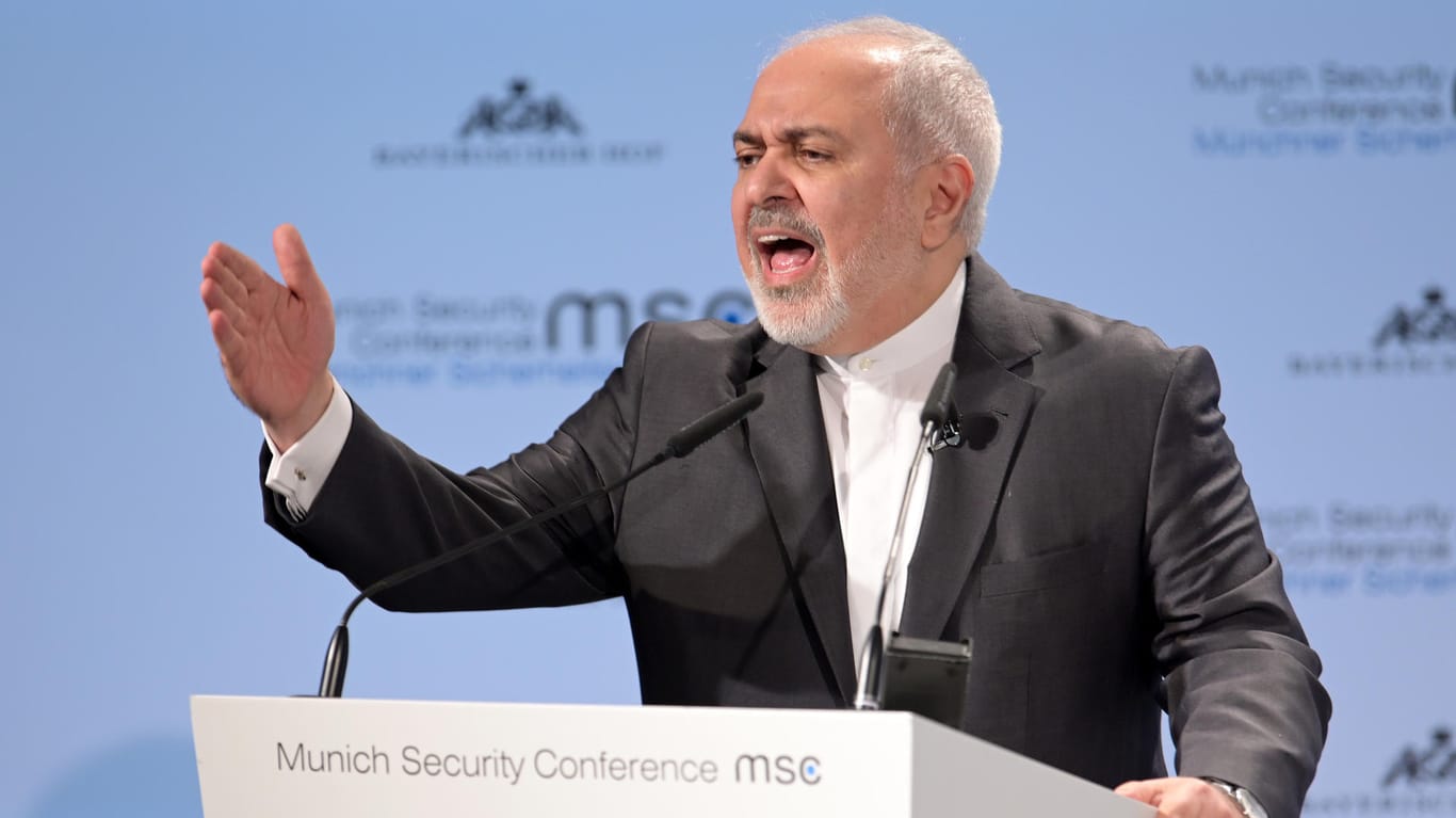 Mohammad Javad Zarif: Der iranische Außenminister erhebt auf der Münchner Sicherheitskonferenz Vorwürfe gegen die USA.