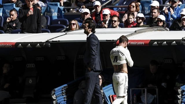 Platzverweis für Real Madrids Sergio Ramos.