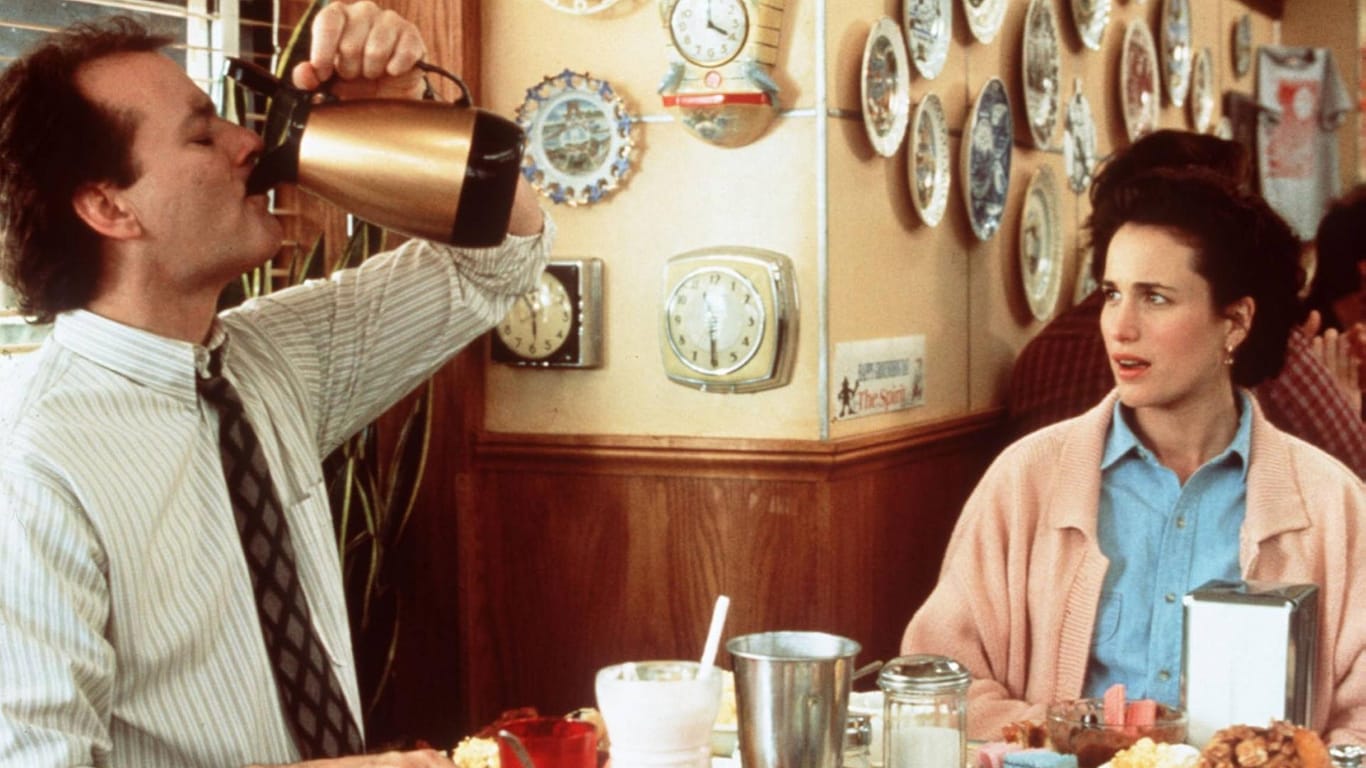 Bill Murray und Andie MacDowell in "Und täglich grüßt das Murmeltier" von 1993.
