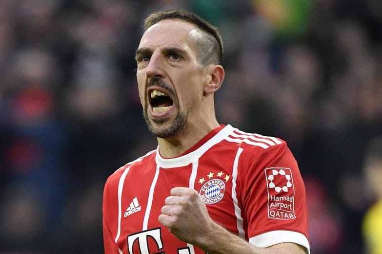 Jubel für Franck Ribéry: Der FC-Bayern-Spieler ist wieder Vater geworden.
