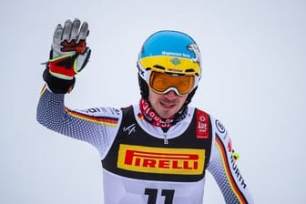 Enttäuscher Gruß: Felix Neureuther bei der Ski-WM in Are.
