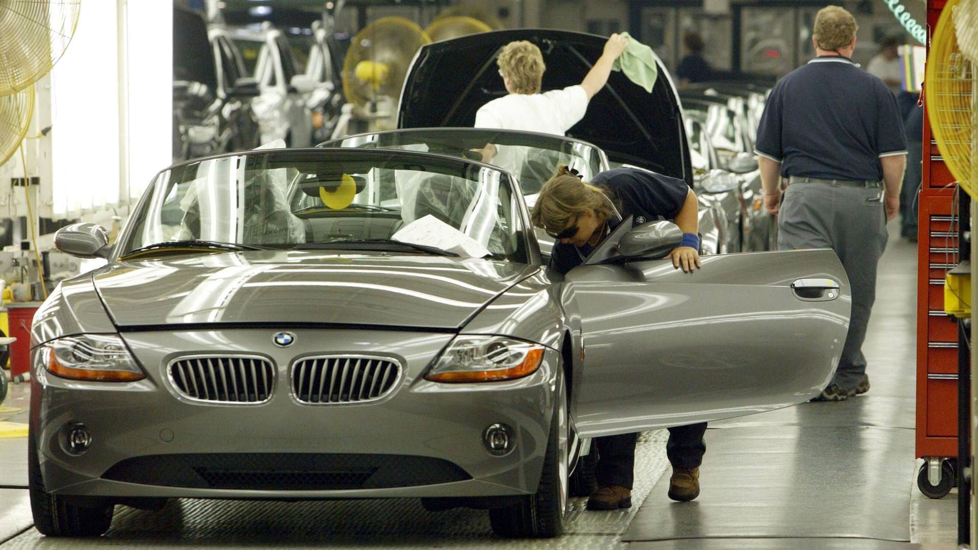 Bedrohung für US-Sicherheitsinteressen? BMW-Produktion im größten Werk des bayerischen Autobauers in Spartanburg (US-Staat South Carolina).