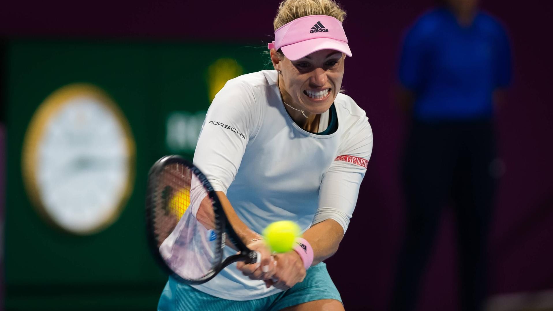 Steht wir Julia Görges in Doha in der Runde der letzten Acht: Angelique Kerber