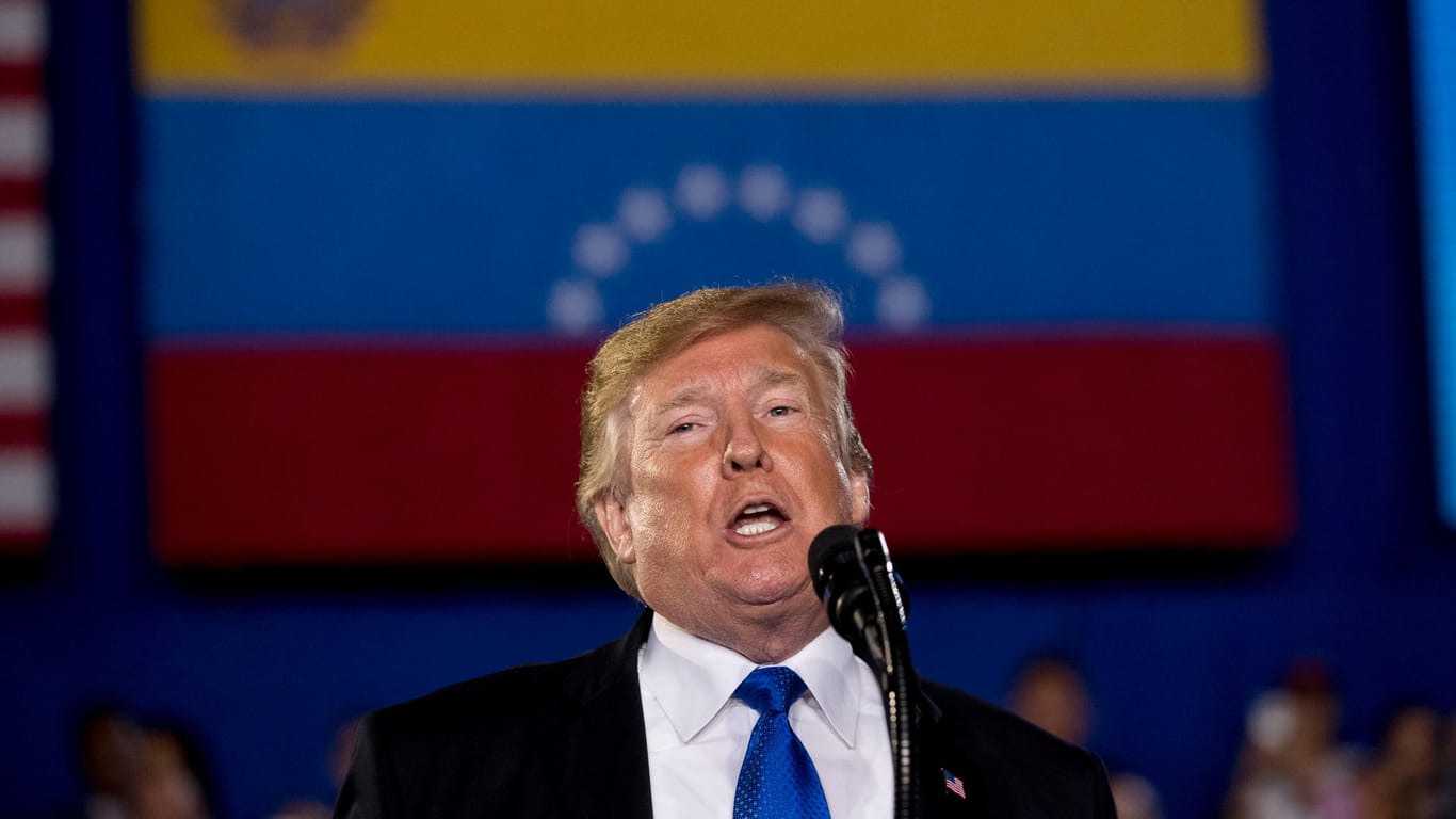Donald Trump: Der US-Präsident hat sich an das venezolanische Militär gewandt.