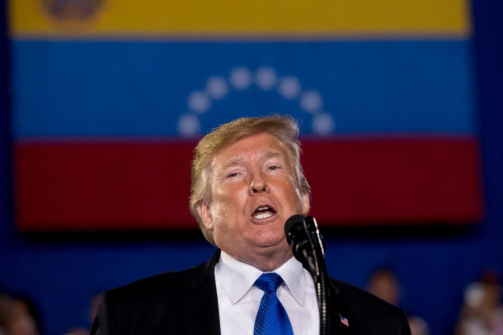 Donald Trump: Der US-Präsident hat sich an das venezolanische Militär gewandt.