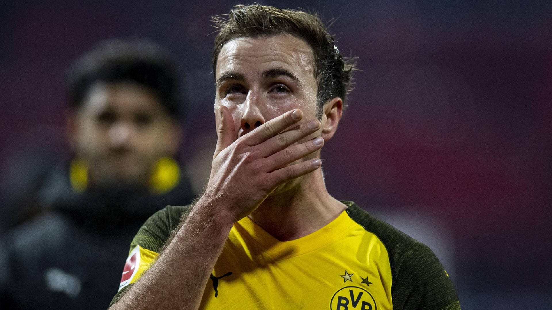 Scheiterte in Nürnberg mehrfach an FCN-Keeper Mathenia: Mario Götze. Scheiterte in Nürnberg mehrfach an FCN-Keeper Mathenia: Mario Götze.