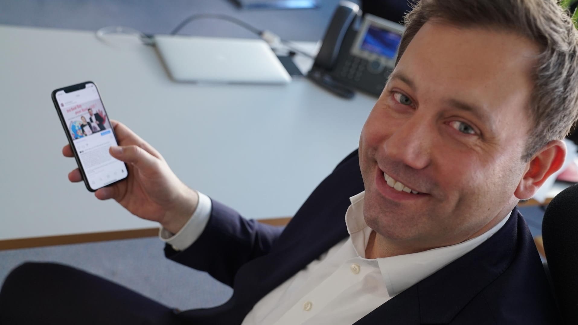 SPD-Generalsekretär Lars Klingbeil: Der Bundestagsabgeordnete hat bereits seit 2012 einen Instagram-Account. In den letzten Monaten sind immer mehr deutsche Politiker in dem Netzwerk aktiv.