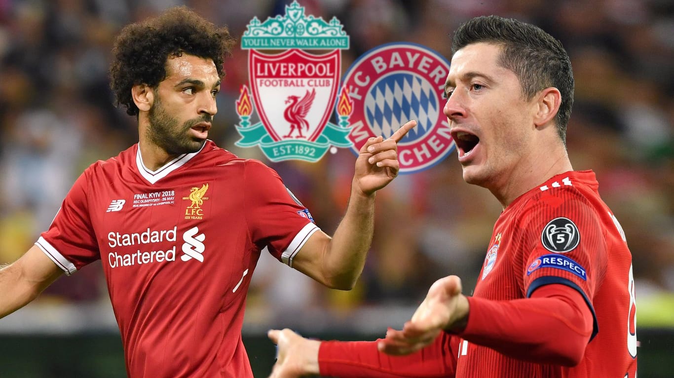 Liverpool oder Bayern? Salah oder Lewandowski? Wer setzt sich durch im Top-Duell der Champions League.