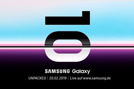 Einladung zum Event von Samsung: Das S10 steht im Mittelpunkt