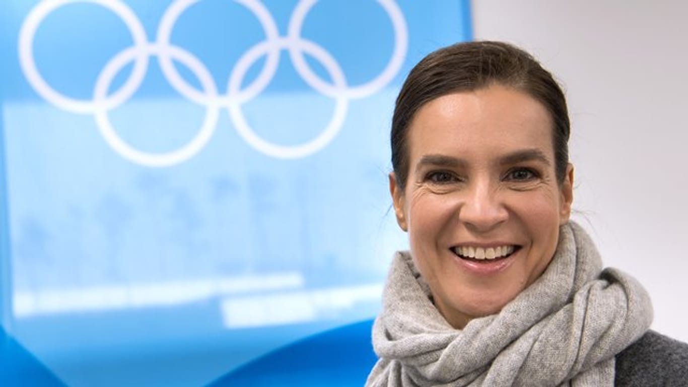 Die ehemalige Eiskunstläuferin Katarina Witt findet eine erneute deutsche Olympia-Bewerbung "erstrebenswert".