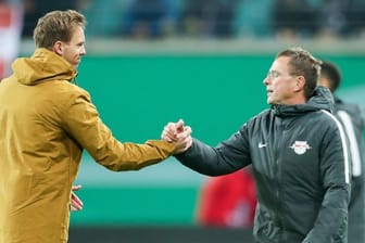 Vorgänger und Nachfolger: RB-Coach Ralf Rangnick (l) und Julian Nagelsmann.