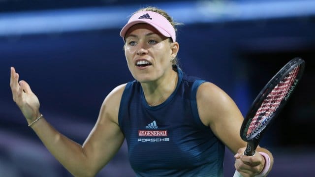 Angelique Kerber ist beim Turnier in Dubai ausgeschieden.