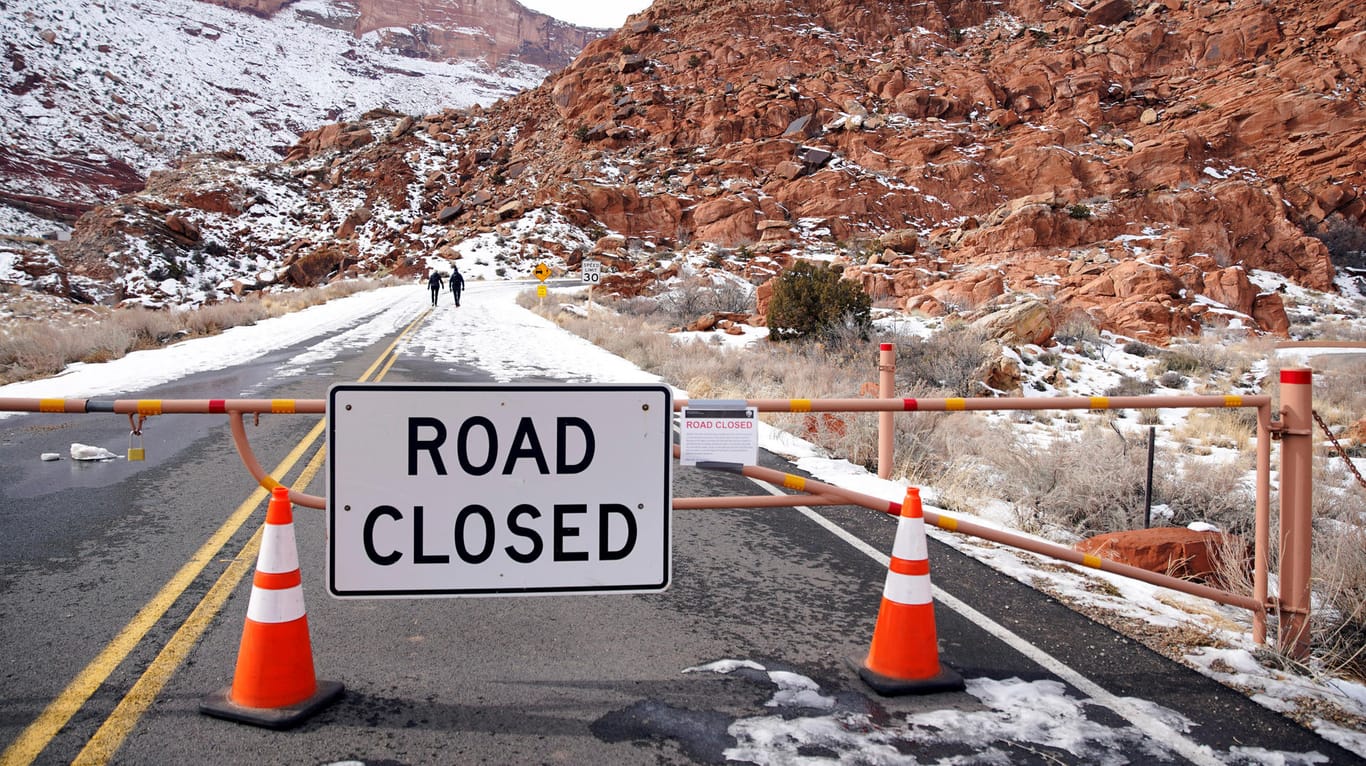 "Zion National Park": Treibsand komme im Nationalpark selten vor, sagte ein Mitarbeiter des Parks dem Sender NBC.