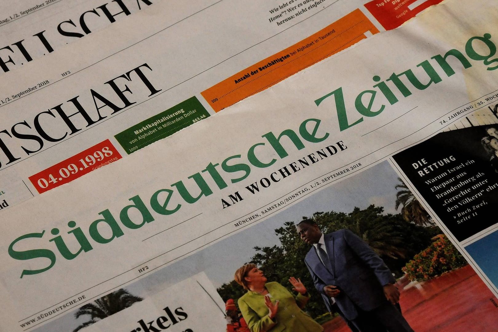 Eine Ausgabe der Süddeutschen Zeitung: Ein Reporter dort soll für einen – nicht erschienenen – Bericht eine Person erfunden haben.